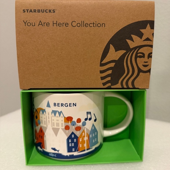 Starbucks Other - Starbucks Bergen Norway You Are Here Series Mug YAH NIB